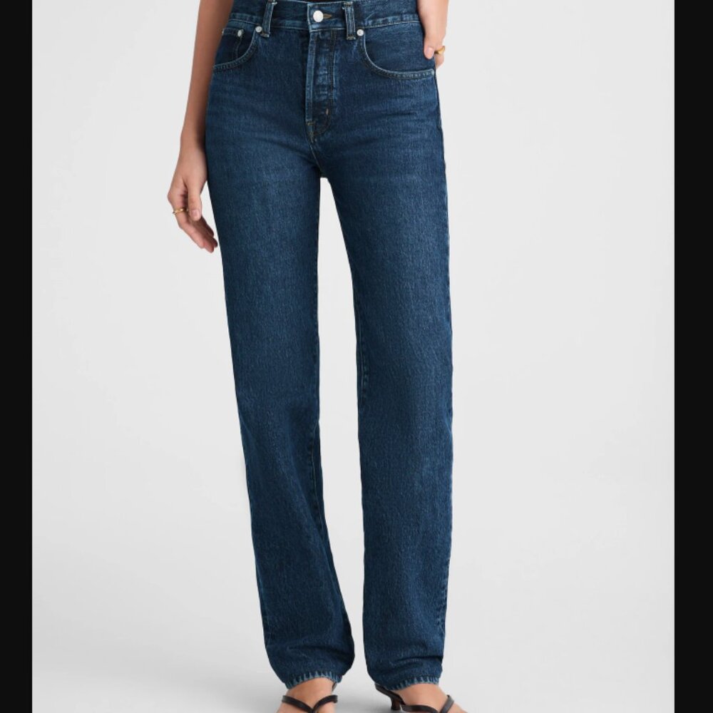 Madewell NWT Longline Straight Jeans Size 28